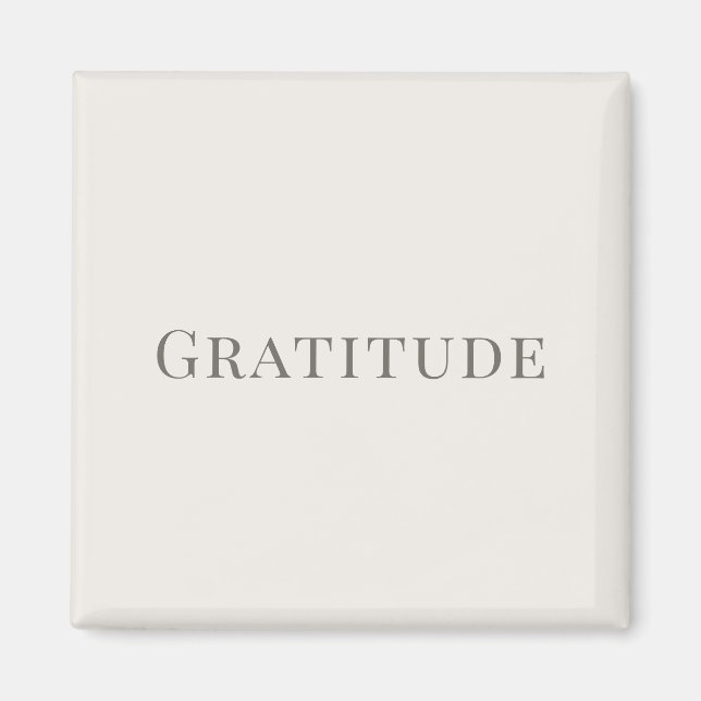Íman Gratitude – Minimal Typography Design (Frente)
