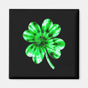 Íman Gravata Dye Shamrock Irlandês Feliz Dia de São Pat