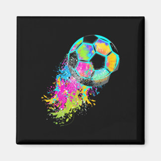 Íman Gravata Tie Dye Colorida Futebol Ll 