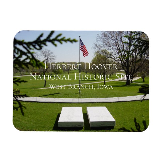 Íman Gravesite, Presidente Herbert e Lou Hoover, Iowa (Horizontal)