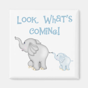 Íman Gravidez de Elefante Azul