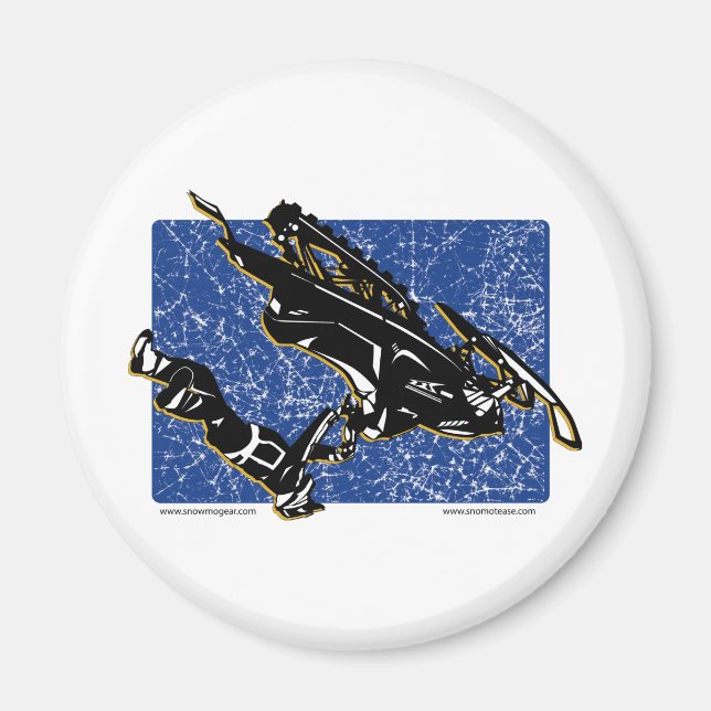 Íman GRAVITY-SLED in Blue (Frente)