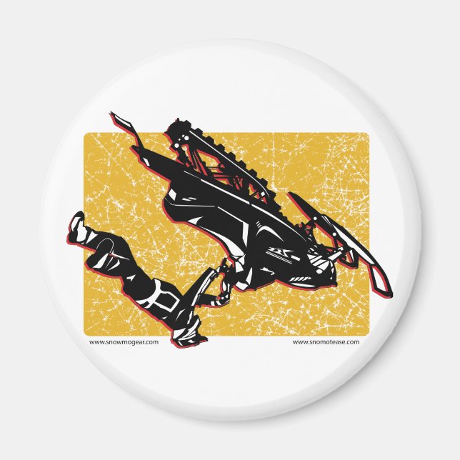 Íman GRAVITY-SLED-in-Yellow (Frente)