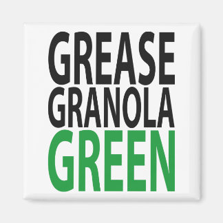 Íman graxa, granola, GREEN!