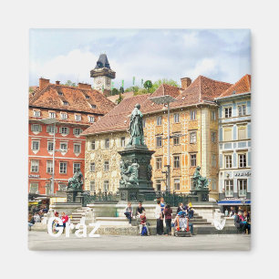 Íman Graz, Áustria - imã de geladeira por Velvet Esca