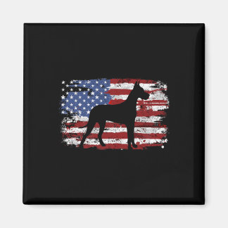 Íman Great Dane Vintage American Flag 