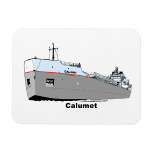 Íman Great Lakes Freighter Calumet ex-Roesch