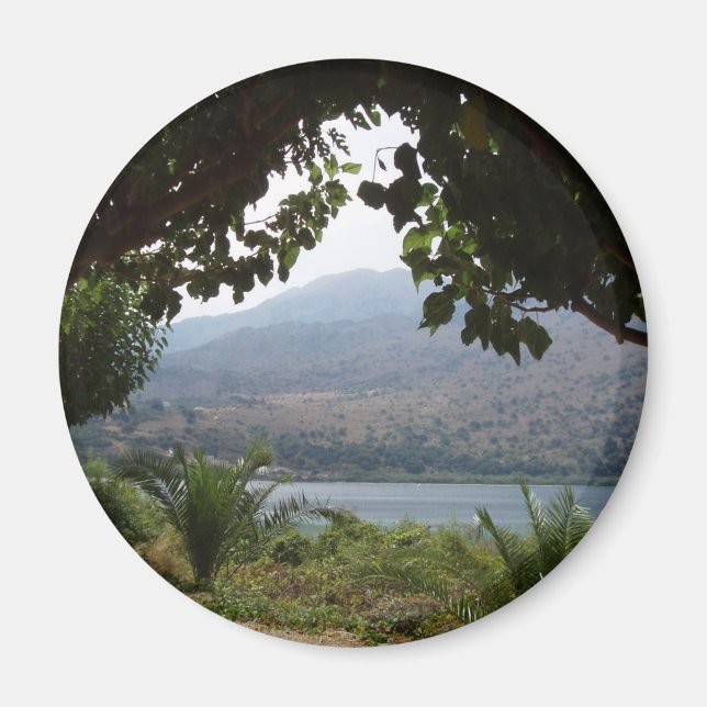 Íman Grécia do Lake View - Magnet (Frente)
