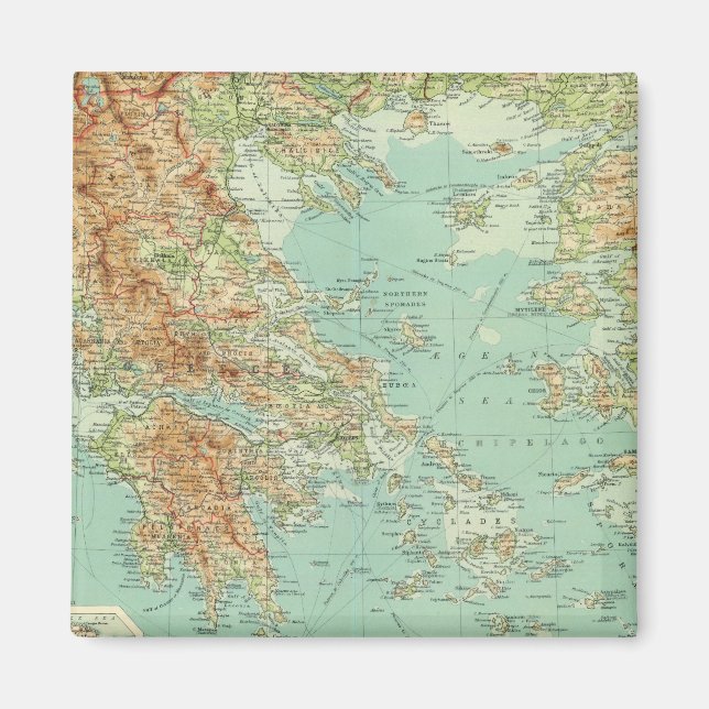 Íman Grécia e Egeu (Frente)