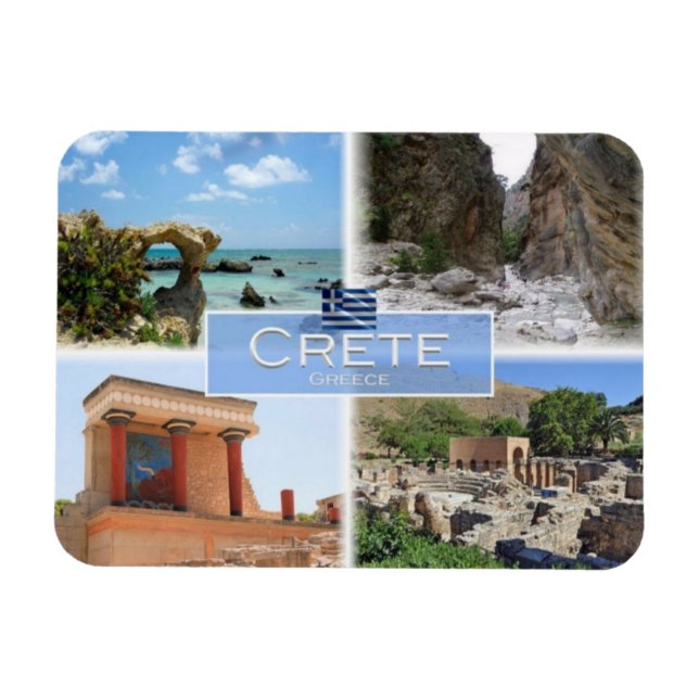 Íman Grécia GR - Creta - Cnossos - Elafonisi - (Horizontal)