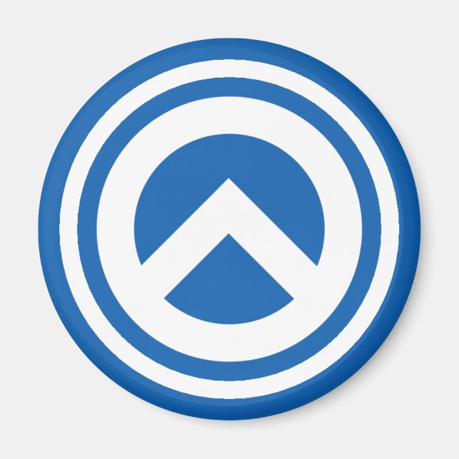 Íman Grécia Magnet - Símbolo Lambda (Frente)