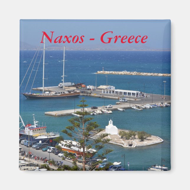 Íman Grécia Naxos (Frente)