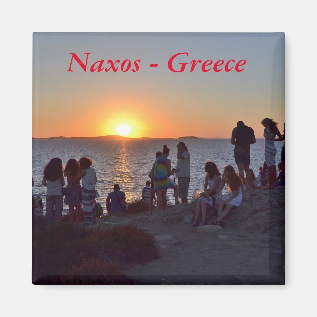 Íman Grécia Naxos - Sunset (Frente)