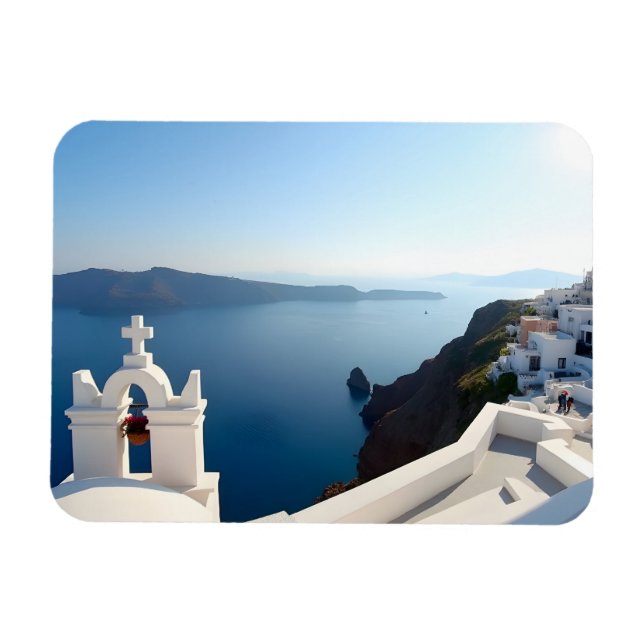 Íman Grécia Santorini (Horizontal)