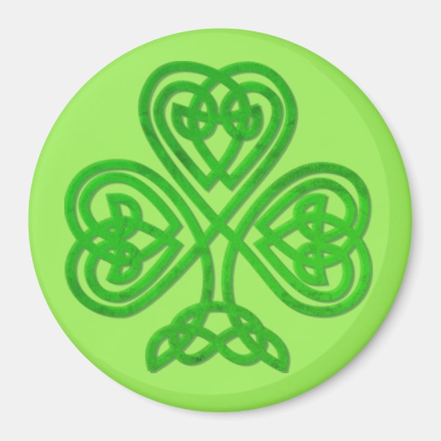 Íman Green Celver Irish Magnet (Frente)