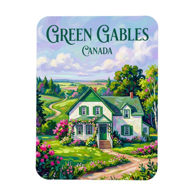 Íman Green Gables Patrimônio Local Canadá (Vertical)
