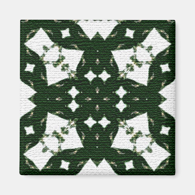 Íman Green Garland Natal (Frente)