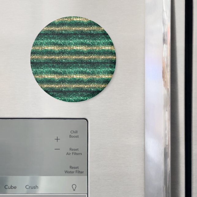 Íman Green Gold Glitzy St. Patrick's Day Glitter (In Situ (Fridge))