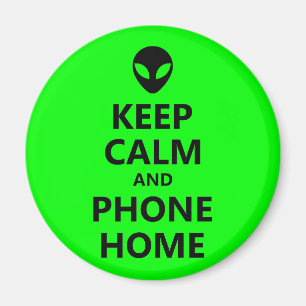 Íman Green Keep Calm and Phone Home