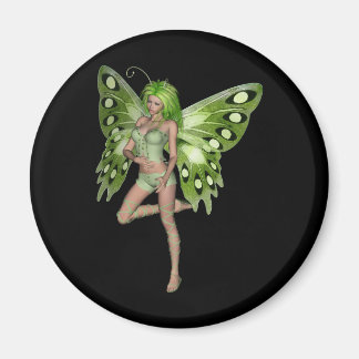 Íman Green Lady Fairy 8 - 3D Fantasy Art -
