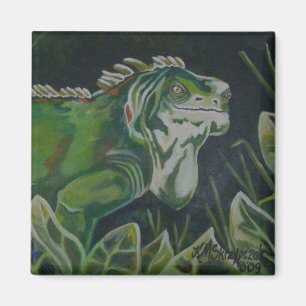 Íman Green Lizard Iguana Magnet
