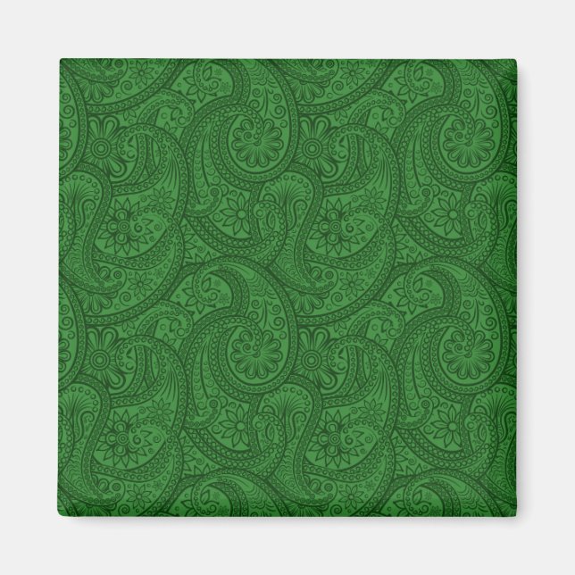 Íman Green Paisley (Frente)
