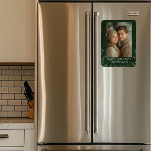 Íman Green Pine Tree Happy