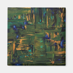 Íman Green Shimmer Art Products por Rachel Dolezal