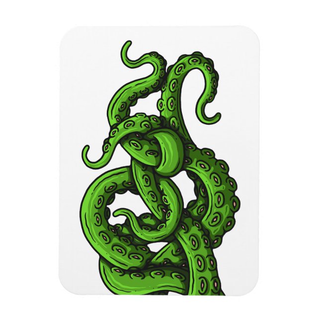 Íman Green Tentacles (Vertical)