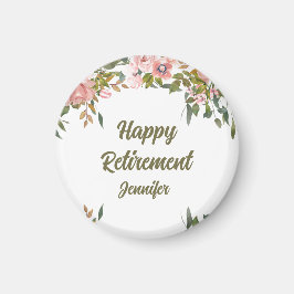 Íman Greenerescência Floral Rosa Rusta Boho Boho Feliz