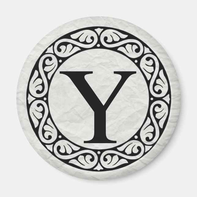 Íman Grego - Letra alfabética Upsilon (Frente)