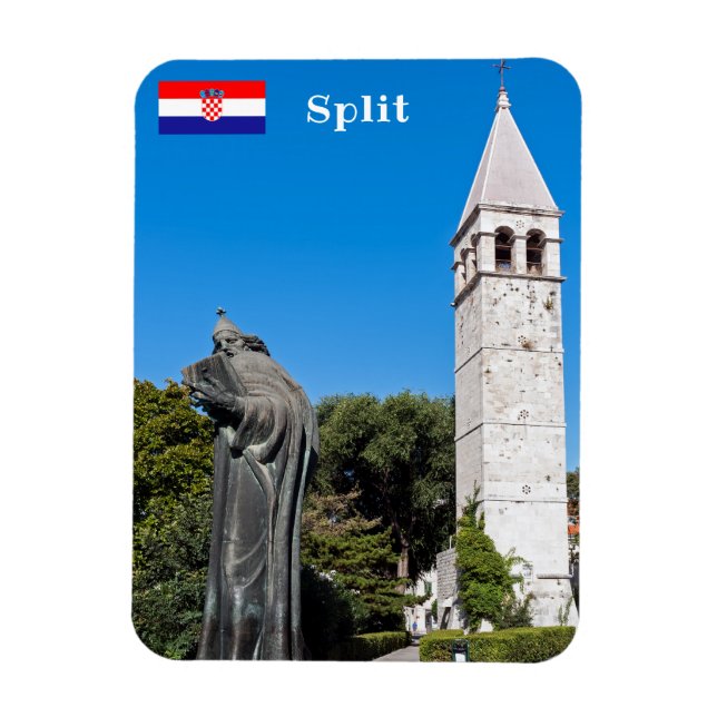 Íman Gregório da estátua Nin em Split - Dalmácia, Croác (Vertical)