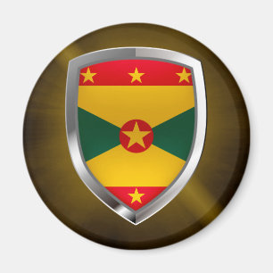 Íman Grenada - Emblema metálico