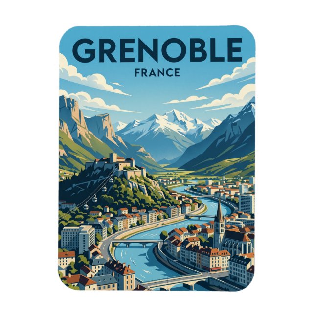 Íman Grenoble França (Vertical)