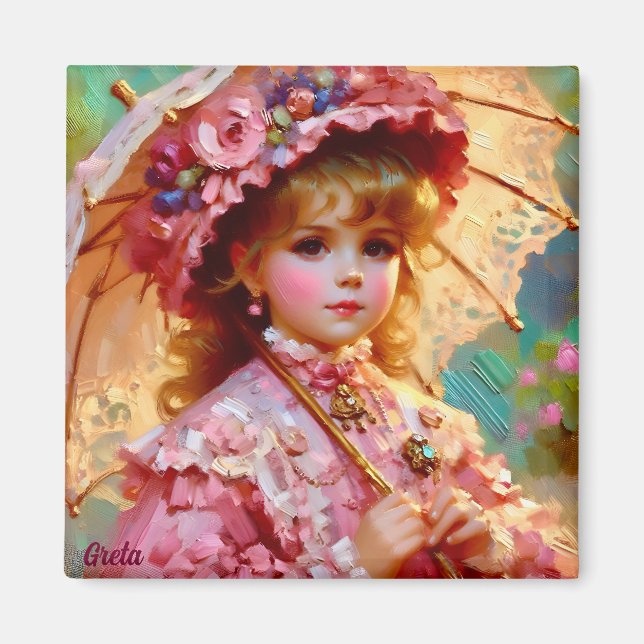 Íman GRETA ~Garota Vintage Atrativa ~ (Frente)
