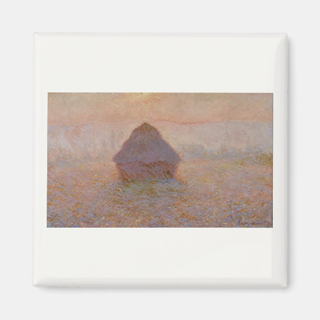 Íman Gretenstack de Claude Monet, Sun no Monte (1891) (Frente)