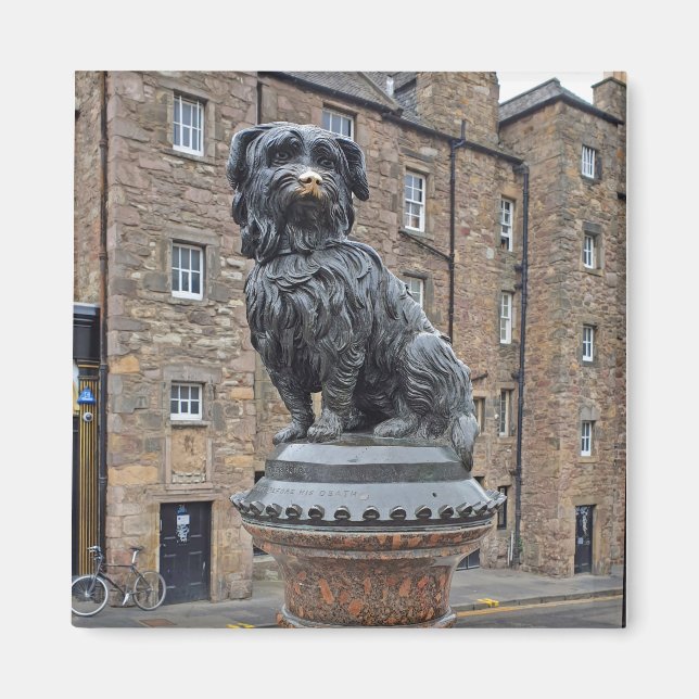 Íman Greyfriars Bobby Statue em Edimburgo (Frente)