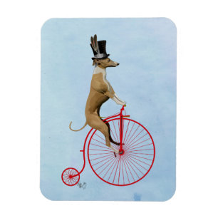 Íman Greyhound em Red Penny Farthing