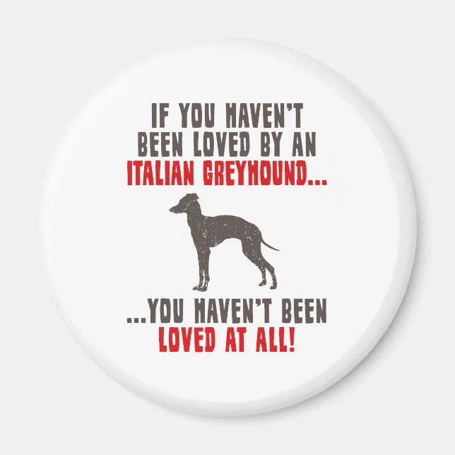 Íman Greyhound Italiano (Frente)