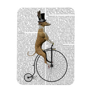 Íman Greyhound na bicicleta Black Penny Farthing