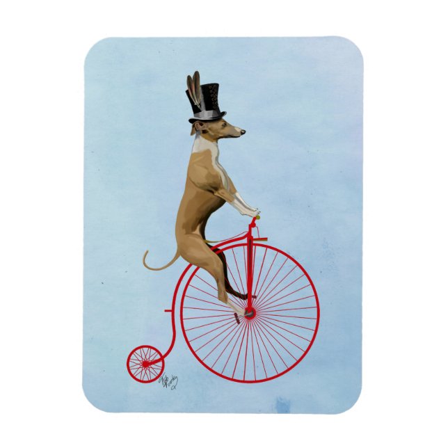 Íman Greyhound no Red Penny Farthing (Vertical)