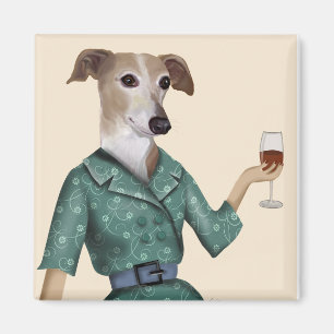 Íman Greyhound Wine Snob