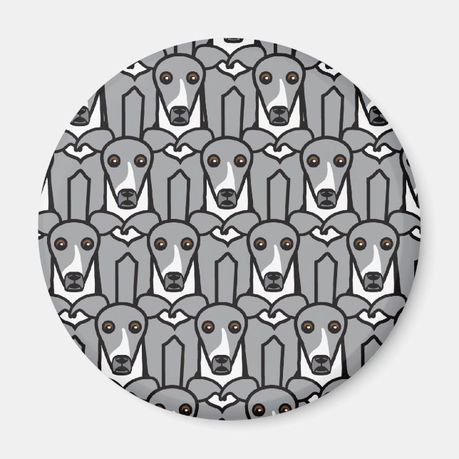 Íman Greyhounds Italiano (Frente)