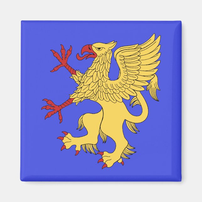 Íman Griffin Rampant Ou (Frente)
