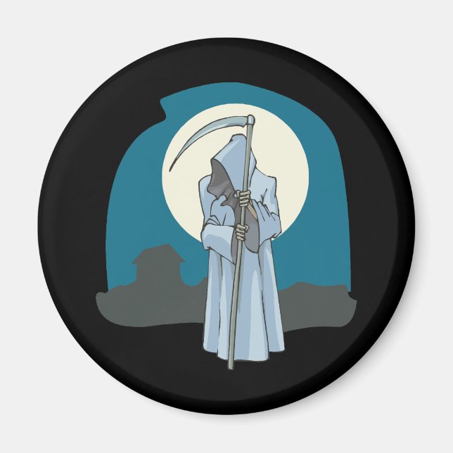 Íman Grim Reaper e Lua (Frente)