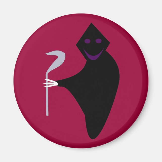 Íman Grim Reaper Halloween Magnet (Frente)