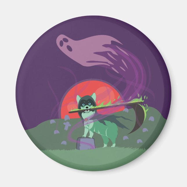 Íman Grim Reaper Puppy (Frente)