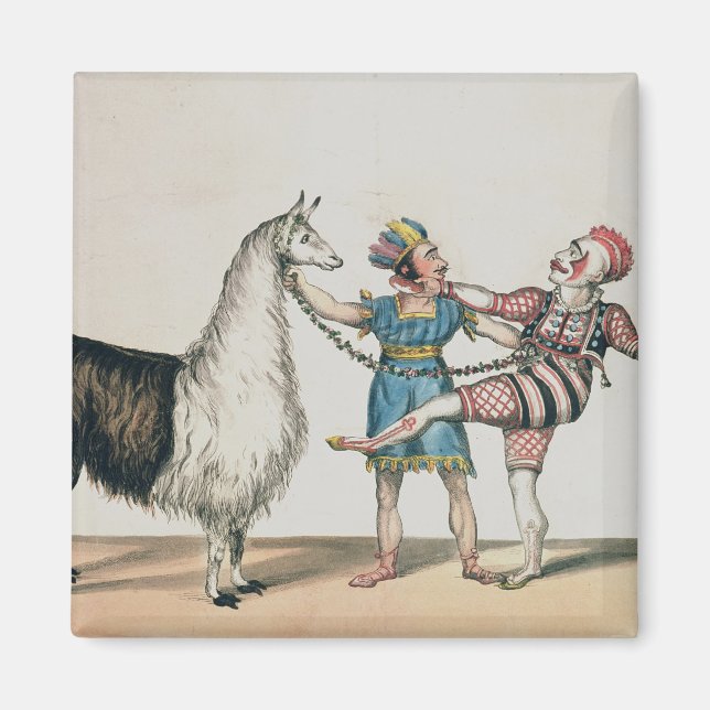 Íman Grimaldi e Alpaca, na Pantomima Popular (Frente)