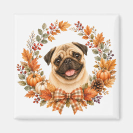 Íman Grinalda de Outono Pug