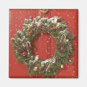 Íman Grinalda do Natal que pendura em uma porta
